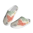 thumbnail image 2 of Disketp Butterfly Women's Men's Slippers Plush Slip-On House Slipper for Winter Indoor Soft Cushion Non-slip Fluffy Slides Slippers-13, 2 of 7