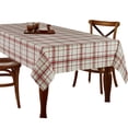 thumbnail image 2 of St Nicholas Square Happy Hollydays Red Plaid Tablecloth 60x120 Oblong, 2 of 2
