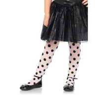 Children's Polka Dot Tights, Large, Age 7-10