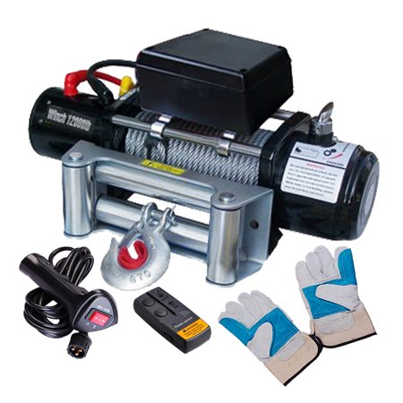 Yescom 2000 lb 8000 lb 10000 lb 12V Recovery Winch Truck Trailer ATV SUV 5.5HP Electric Towing Mount