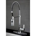 thumbnail image 5 of Gourmetier LS8771DL Robinet de Cuisine Continental avec Pulvérisateur Rétractable, Chrome Poli, 5 of 5