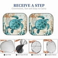 thumbnail image 6 of Gaeub Watercolor Sea Turtle Foldable Auto Sun Blocker Visor, Sunshade for Car Front Window, Keeps Your Vehicle Cool - Large, 6 of 7