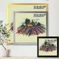thumbnail image 4 of Designart 'Landscape With Blooming Lavender and Village House' Traditional Framed Art Print, 4 of 4