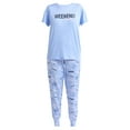 thumbnail image 5 of Joyspun Women's and Women’s Plus Sleep Tee and Joggers Pajama Set, 2-Piece, Sizes XS to 3X, 5 of 6