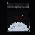 thumbnail image 1 of Bolsas de regalo genéricas de celofán OPP rectangulares blancas de 9,9 x 6,9 cm, 95100 unidades para aniversario de bodas, 1 of 3
