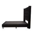 thumbnail image 4 of Box Base Cama Individual + Cabecera Titan Negro Dicasa  Titan Black, 4 of 8