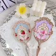 thumbnail image 3 of Flower Knows Handheld Mirror Little Angel Swan Ballet Moonlight Mermaid Collection Limited White Blue Pink Fairy Mirror, 3 of 5