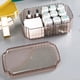 thumbnail image 5 of Caja de almacenamiento de joyería transparente, ataúd de joyería cosmética, brazalete para niñas, estuche de joyería de lujo ligero para decoraciones Marrón Macarena cajas de joyas, 5 of 8