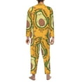thumbnail image 5 of Kll Avocado Dog Sleepwear Mens Flannel Pajamas,Long Cotton Pj Set, 5 of 9