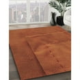thumbnail image 2 of Ahgly Company Indoor Rectangle Patterned Neon Orange Area Rugs, 5' x 7', 2 of 6