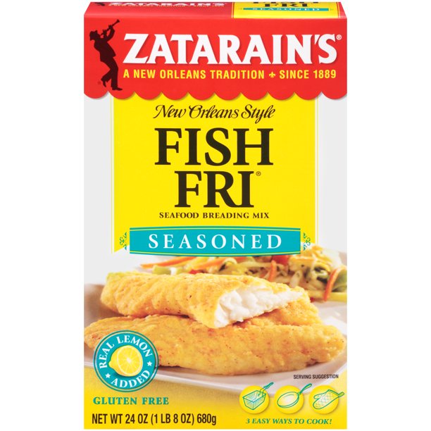 Zatarain's Seasoned Fish Fri Breading Mix, 24 oz