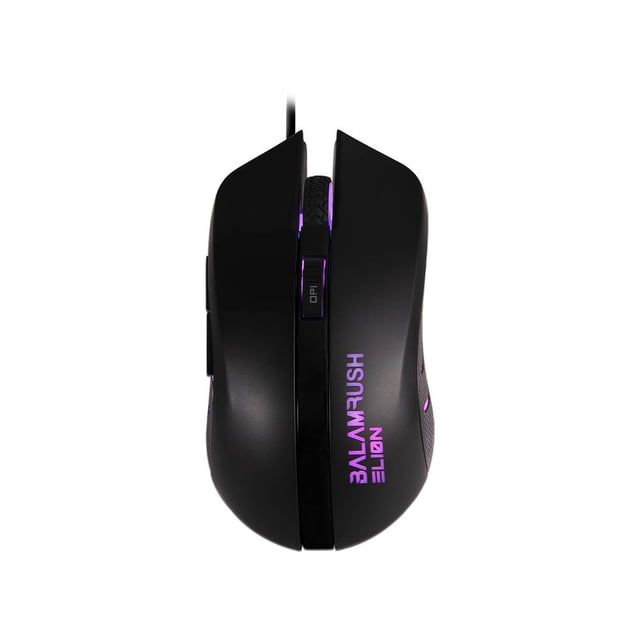Mouse Gamer Balam Rush Elion Negro 2400dpi 5 Botones LED BR-929707