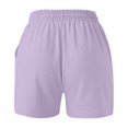 thumbnail image 5 of CHENge Women's French Terry Shorts Drawstring Lounge Sweat Shorts with Side Pockets Summer Casual Comfort Wear, 5 of 6
