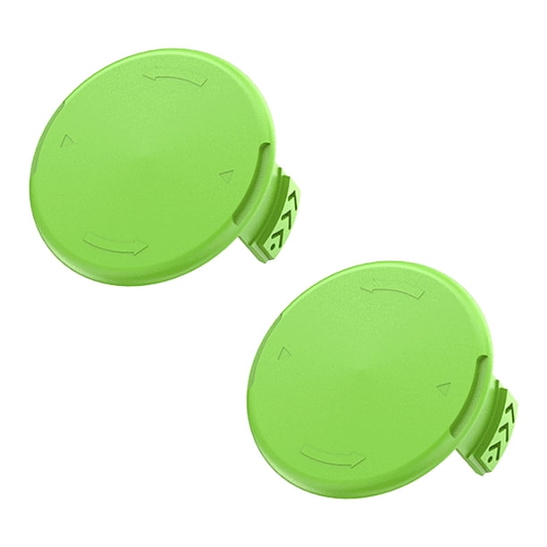 2 tapas para carretes de recortadora, accesorios de repuesto para cortacésped de doble deshierbe y alimentación automática