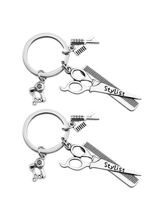 Unique Bargains Whistle Clasp Cross Pendant Design Keychain Silver Tone  Keychain