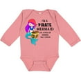 thumbnail image 3 of Inktastic I'm a Pirate Mermaid-like a regular mermaid, only cooler Boys or Girls Long Sleeve Baby Bodysuit, 3 of 5