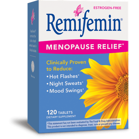 - Remifemin Estrogen-Free Menopause Relief Supplements 120 Count