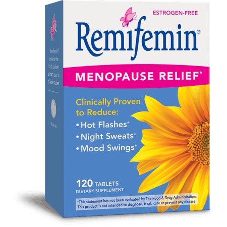 Remifemin Estrogen-Free Menopause Relief Supplements 120 (Best Natural Menopause Relief)