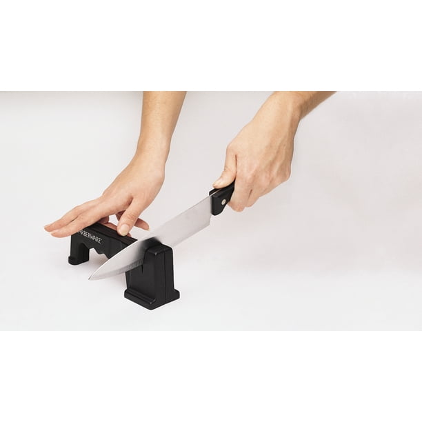 Farberware Edgekeeper Black Tabletop Knife Sharpener Walmart Com Walmart Com