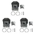 thumbnail image 1 of 3X Kit de Pistón de Cilindro 36MM para TL33 1E36F-2GN B33B 33CC Cortadora de Cepillo de Motor., 1 of 5