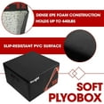 thumbnail image 4 of Yes4All 12 in Height Stackable Plyometric Box, for Crossfit Workout, Black, 4 of 7