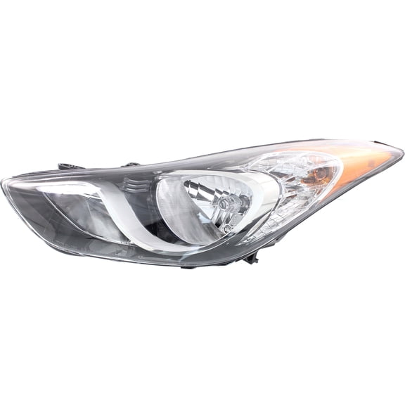 Headlight Compatible With 2011-2013 Hyundai Elantra Left Driver Halogen With bulb(s) CAPA Certified