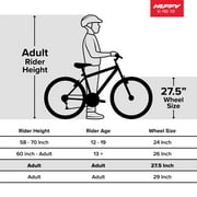 27.5 Huffy Rangeline Women’s Mountain Bikes, Silver
