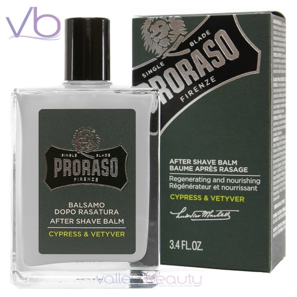 Proraso Proraso Single Blade Cypress Vetyver After Shave Balm 3 4 Fl Oz Walmart Com Walmart Com