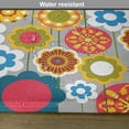 thumbnail image 6 of Ambesonne Floral Place Mats Set of 4, Modern Colorful Summer, Standard Size, Multicolor, 6 of 6
