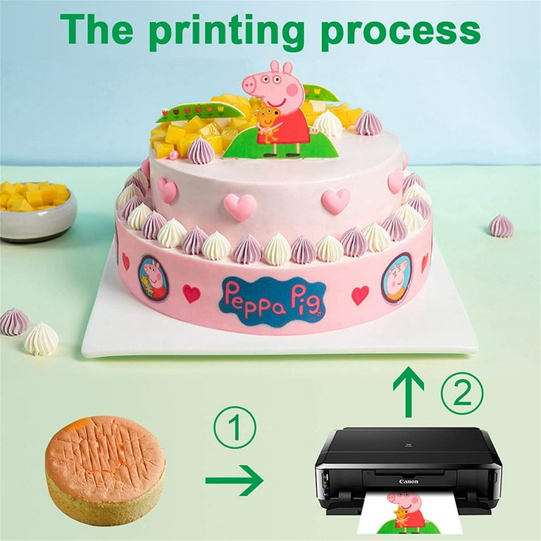 ThinkEdible Edible Ink Cartridge for Cake Decorations 280XXL 281XXL Ink for Printers 5 Pack