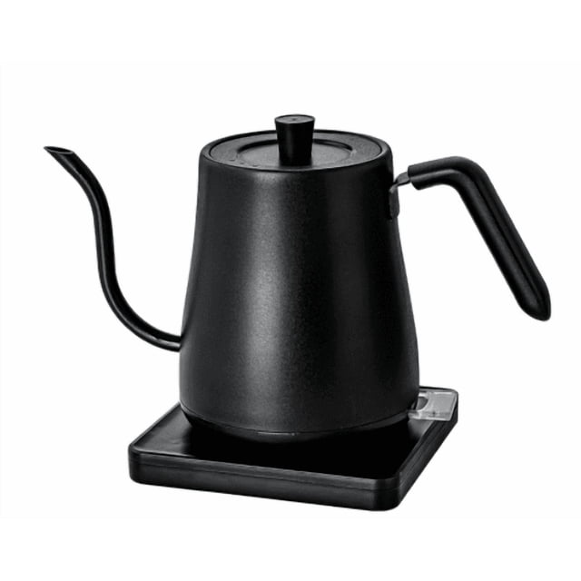 Electric Kettle, Coffee and Tea Kettle 800ml 1200W, Stainless Steel, Black
