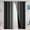 Black, variant on Yakamok Modern Blue Floral Ombre Grommet Blackout Curtains, 52" x 63" (2 Panels)