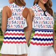 thumbnail image 5 of Aplkyhs 250th Anniversary Matching Couple Golf Shirts Quick Dry Funny Men Women Matching Couple Golf Shirts Racerback Design 4-Way Stretch Washable for Outdoor Sports, 5 of 6