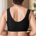 thumbnail image 4 of khonts,Women's Full Coverage Front Closure Bras Supportive Push up Bra No Underwire Padded Everyday Bralettes Black XXXL, 4 of 4
