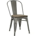 thumbnail image 3 of Modway Promenade Dining Side Chair Set of 4 in GunMetal, 3 of 5