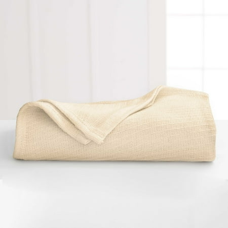 Freckles Cotton Blanket - Martex Diagonal Weave Lightweight Layer Cotton Blanket