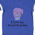 thumbnail image 3 of Inktastic I Love My Great Grandma Elephant Gift Baby Boy Bodysuit, 3 of 4