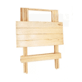 thumbnail image 3 of Mesa Plegable De Madera, Marron claro, 3 of 3