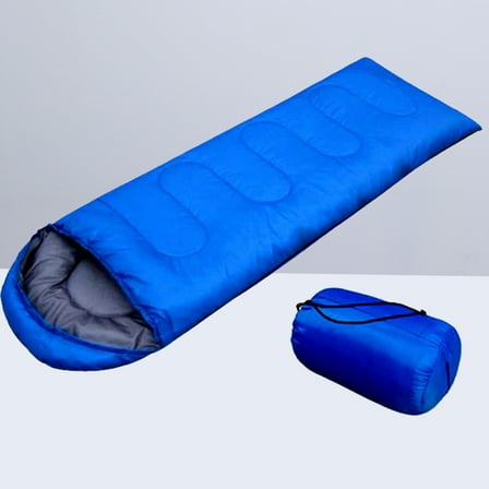 OUNONA  Sleeping Bag Cold Weather Compact Bags for Adults Warm Child Blue