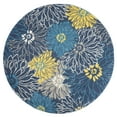 thumbnail image 2 of Nourison Passion Floral Blue 8' ROUND Area Rug, (8 Round), 2 of 8