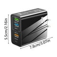 thumbnail image 2 of 3.1A Type C PD + 3USB Multi Port Travel Charger 65W Fast Charging, 2 of 4