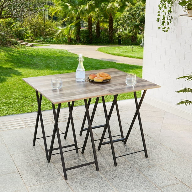 JRHRXXY Folding TV Tray Table Set of 4 Foldable Sofa Side Table End Table Snack Table Space Saving Walmart Business Supplies