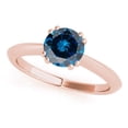 thumbnail image 1 of 0.50 Ct Blue Diamond Engagement Ring For Women-10K Gold, 1 of 8
