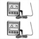 thumbnail image 1 of 2Pcs TP710 Digital Cooking Meat Thermometer, 1 of 5