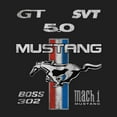 thumbnail image 2 of Tee Luv Men's Boss 302 Ford Mustang Graphic T-Shirt (3XL), 2 of 7