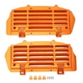 thumbnail image 2 of Motorcycle Radiator Guard Cover Protector, Water Cooler Radiator Guard Cover Protector Overheat Proof Reliable 1 Pair  for 125cc To 500cc 125 150 SX 250 SX-F Orange, 2 of 7