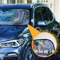 thumbnail image 3 of Yayeee Car Windshield Sun Shade Universal Fit Front Visor Protector, Floral Window, 3 of 8