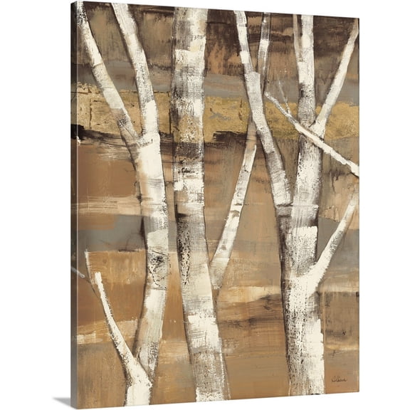 Great BIG Canvas | "Wandering Through the Birches I" Canvas Wall Art - 24x30