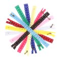 thumbnail image 4 of Lace Zipper, 10Pcs Firm Mixed Lace Zipper, Crafts DIY Hand-Made for Friends Family, 4 of 8