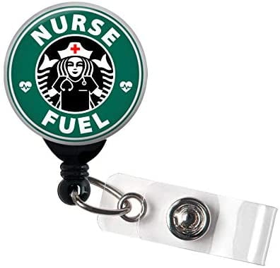Coffee badge reel